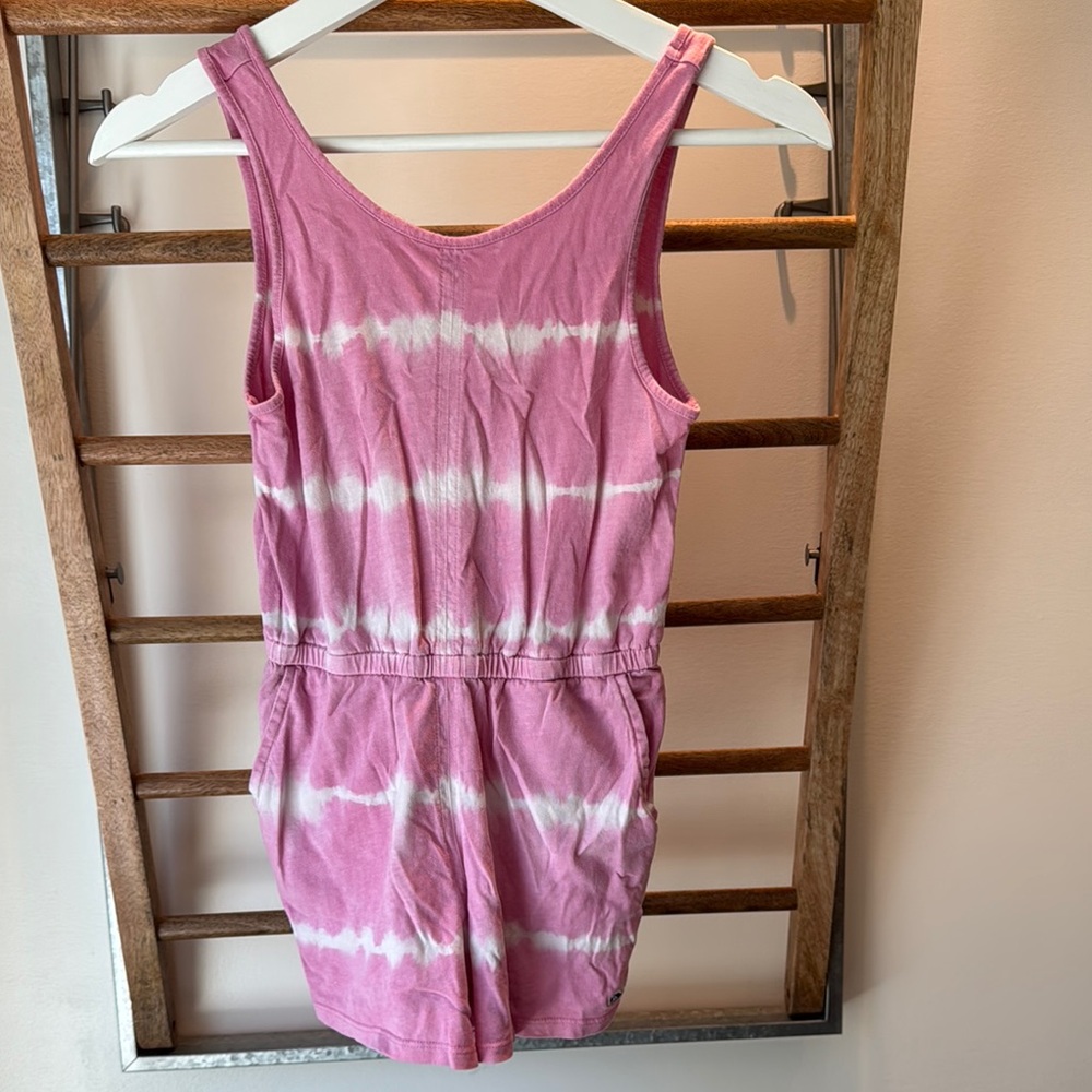 Vineyard Vines Pink and White Tie-Dye Kids One Piece